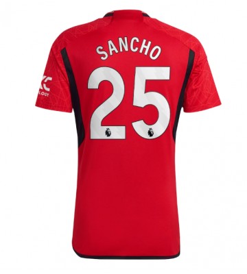 Manchester United Jadon Sancho #25 Hemmatröja 2023-24 Kortärmad